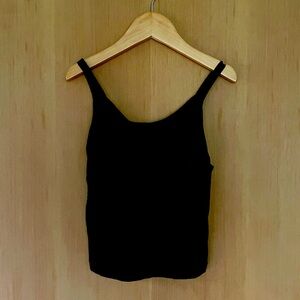ARQ Black Cropped Tank Too, XS